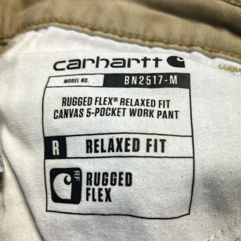 Carhartt Men's Rugged Relaxed Fit Canvas Work Pants - Picture 4 of 4